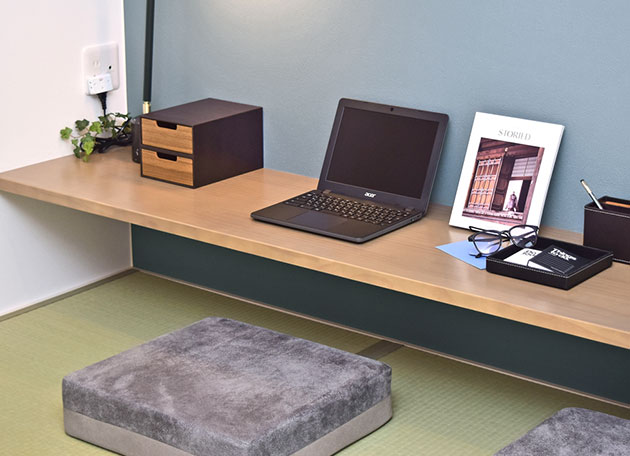 主寝室の畳コーナー