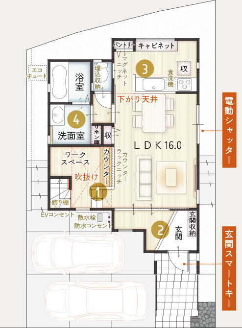 1F間取り
