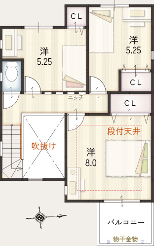 2F間取り