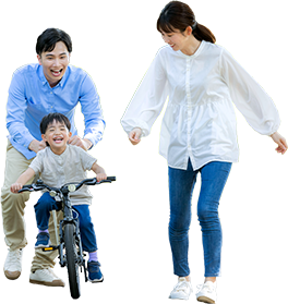 自転車家族