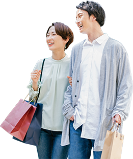 買い物夫婦