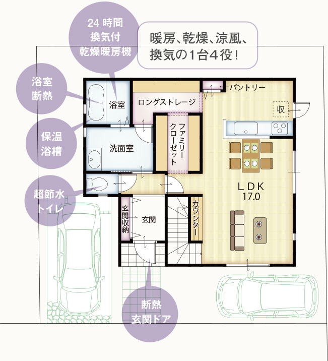 1F平面図