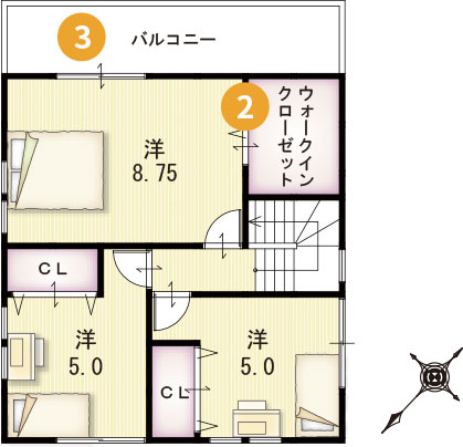 2F間取り