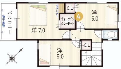 2F間取り