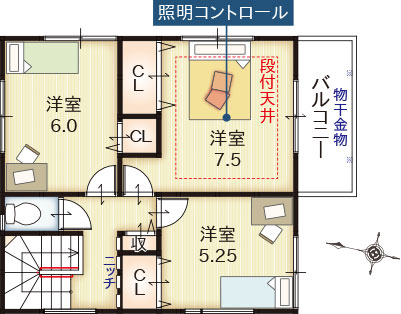 2F間取り