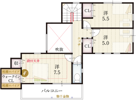 2F間取り