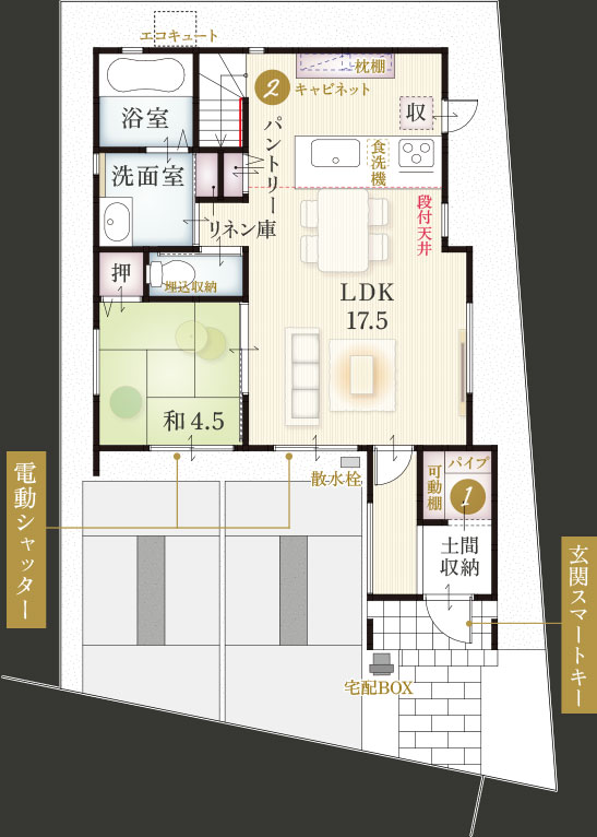 1F間取り