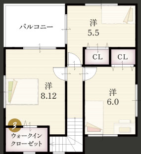 2F間取り