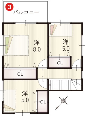 2F間取り
