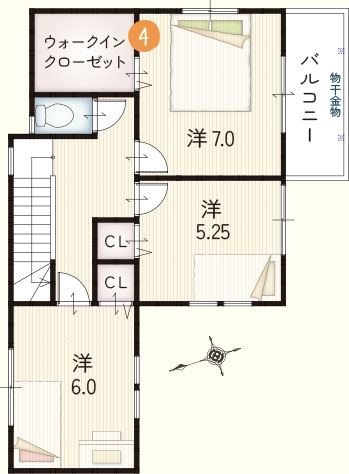 2F間取り