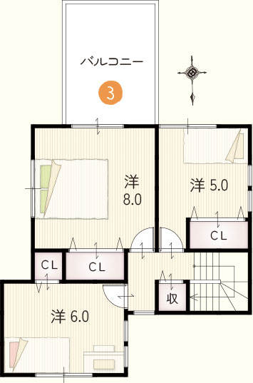 2F間取り