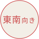 東南向き
