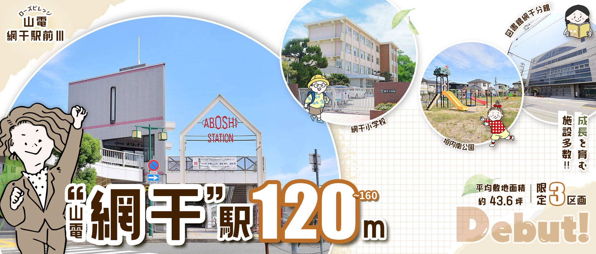 ローズビレッジ山電網干駅前III