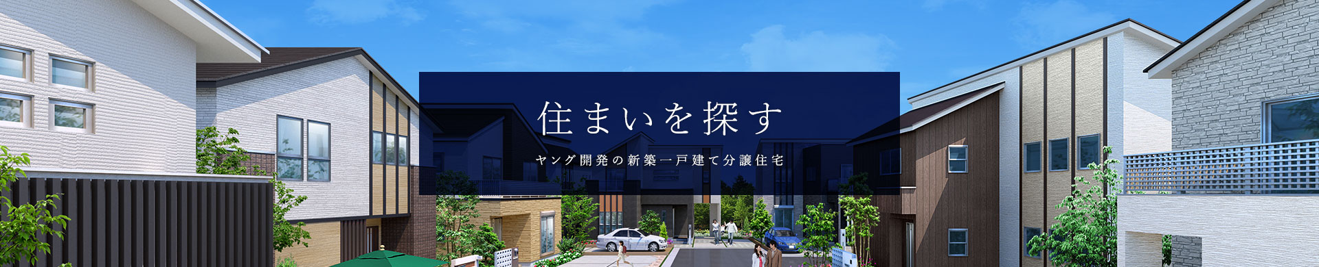 住まいを探す ヤング開発の新築一戸建て分譲住宅