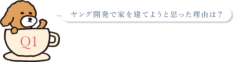 ヤング開発で家を建てようと思った理由は？