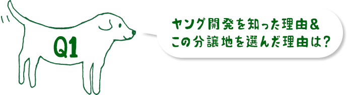 この分譲地を選んだ理由は？